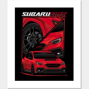 VB WRX in Ignition Red Posters and Art